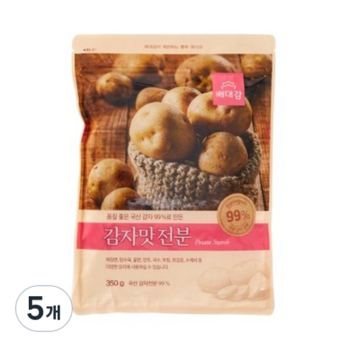 배대감 감자맛전분, 350g, 5개