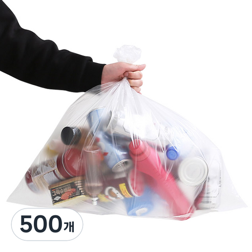 네이쳐리빙 모던데일 분리수거함 비닐봉투, 27L, 500개