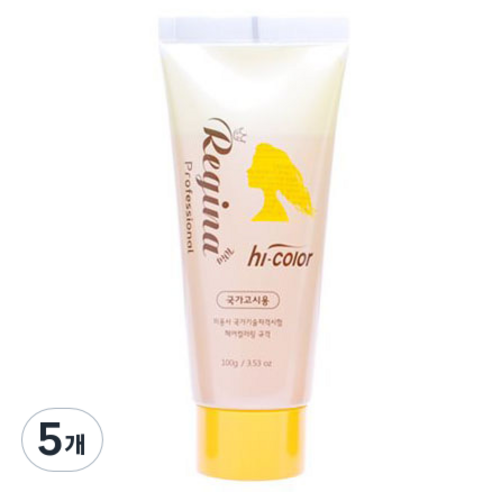 미엘 하이컬러 염색제, Yellow, 5개