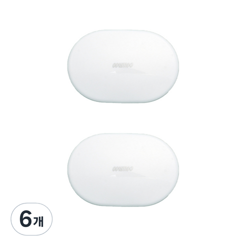 아이즈 거울 렌즈 케이스, 화이트, 6개
