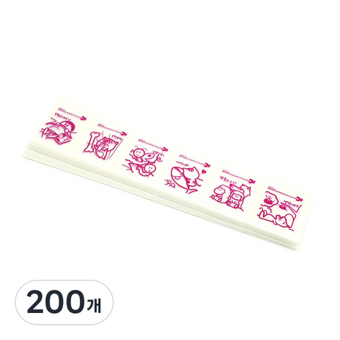 메디페이퍼 디자인 약포지 6포, 행복3(분홍), 200개