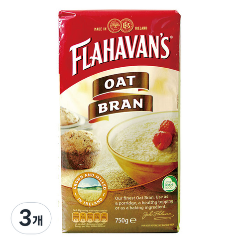 플라하반 오트브란, 750g, 3개