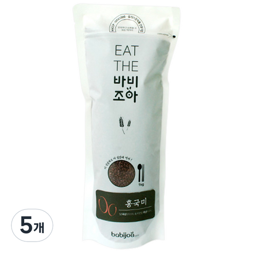 바비조아 홍국미, 1kg, 5개