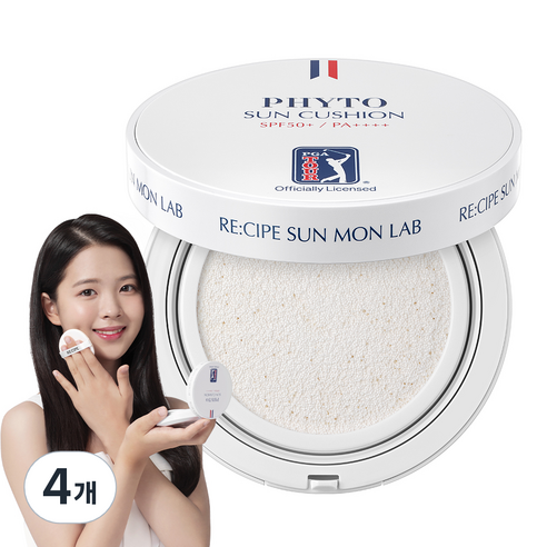 선몬랩 피토 선쿠션 SPF50+ PA++++, 17g, 4개