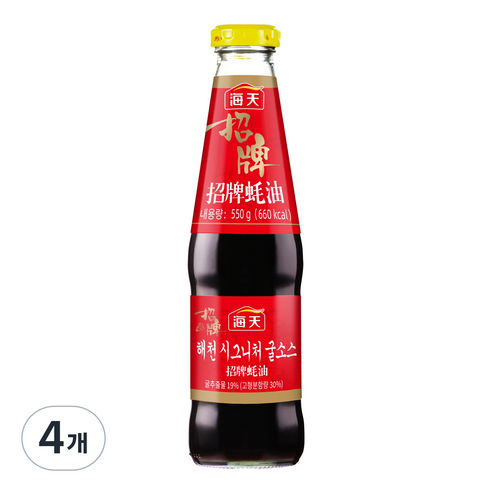 해천 굴소스, 550g, 4개