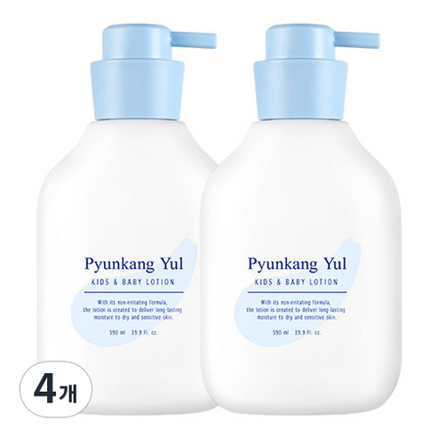 편강율 키즈 앤 베이비 로션 베이비파우더향, 590ml, 2개