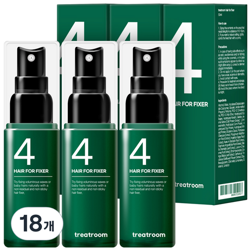 트리트룸 헤어 포 픽서 스프레이, 50ml, 18개