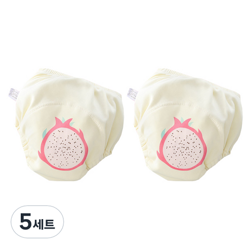 베베니즈 후르츠 유아 배변훈련팬티 2p, 드래곤후르츠, 5세트