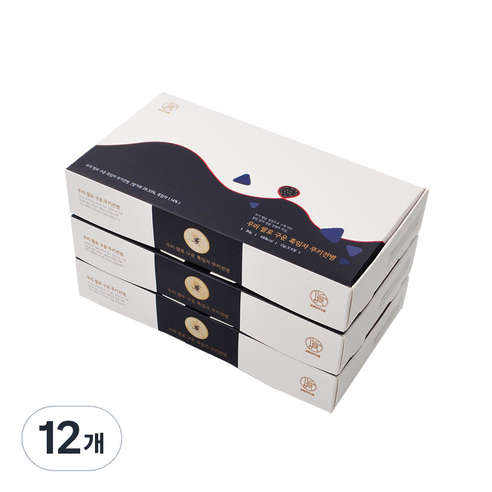 우리쌀로 구운 흑임자쿠키전병 15g x 6p, 90g, 12개