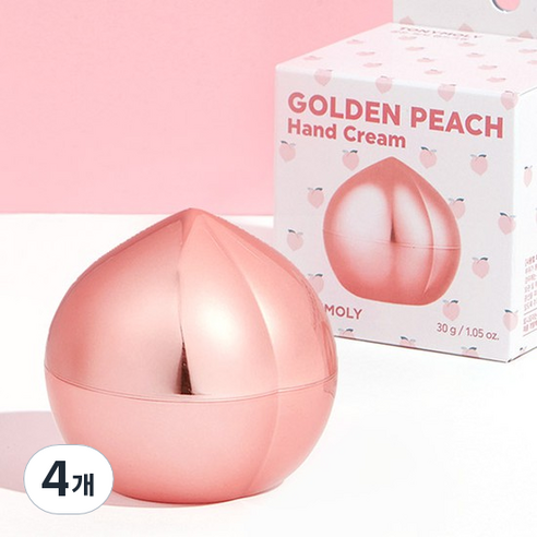 토니모리 골든 피치 핸드크림 복숭아향, 30g, 4개