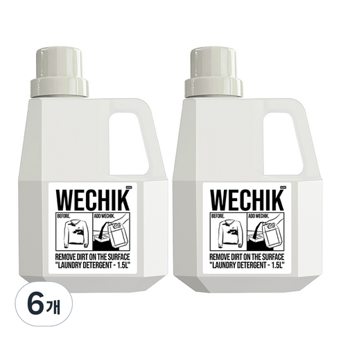 위칙 파워 효소 액상세제 본품, 1.5L, 6개