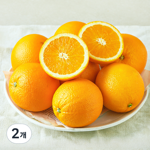 미국산 네이블 점보 오렌지, 2개, 2.4kg 내외(점보, 8개입)