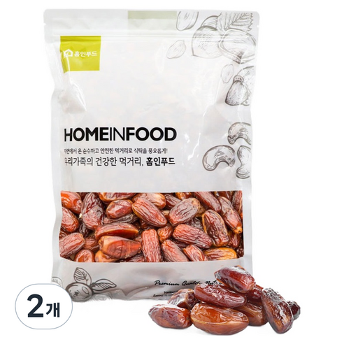 홈인푸드 대추야자, 2개, 1kg