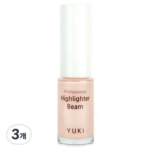 유키 프로페셔널 하이라이터 빔 5ml, 02 더스트핑크, 3개