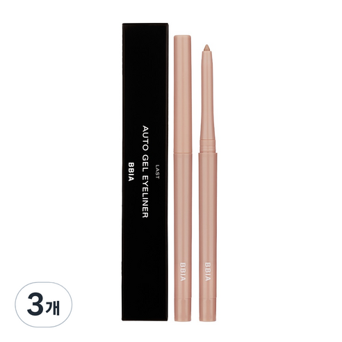 삐아 라스트 오토 젤 아이라이너 0.3g, 14호 아몬드베이지, 3개