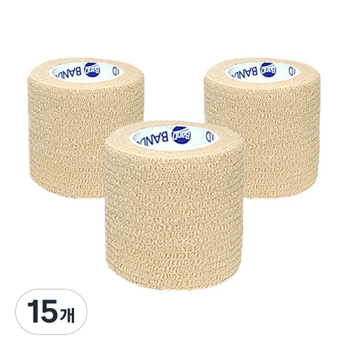 밴드골드 자가 점착 압박용밴드 코바 50mm x 4.5m, 1개입, 15개