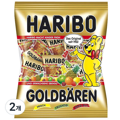 하리보 골드베렌 젤리, 250g, 2개