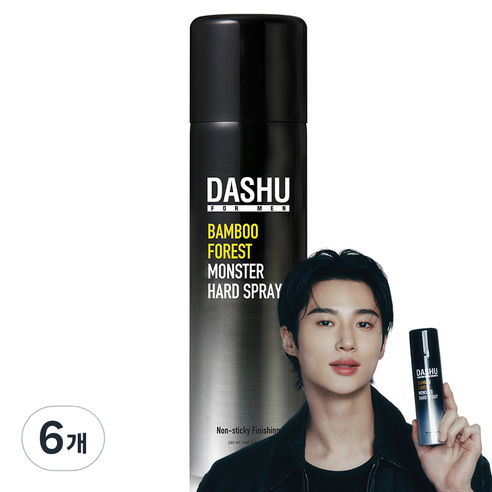 다슈 포맨 밤부 포레스트 몬스터 하드 헤어 스프레이, 280ml, 6개