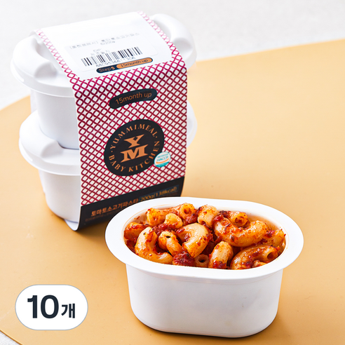 얌이밀 토마토소고기 파스타, 100g, 10개