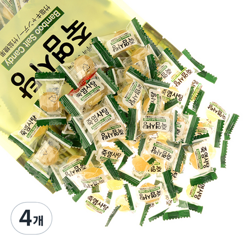 일광제과 죽염사탕, 700g, 4개