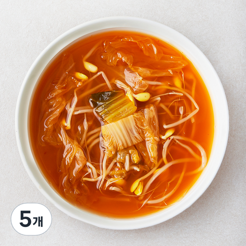 정미경키친 콩나물 김칫국, 650g, 5개