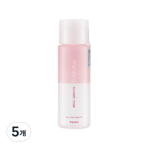 어퓨 미네랄 립앤아이 리무버 스윗로즈, 100ml, 5개