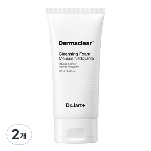 닥터자르트 더마클리어 클렌징 폼, 120ml, 2개