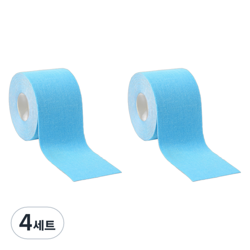 스카위즈 컬러풀 스포츠 테이프 스카이블루 2p 세트, 4세트