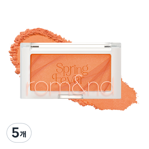 롬앤 베러 댄 치크 3.4g S01, S01 망고 칩, 5개