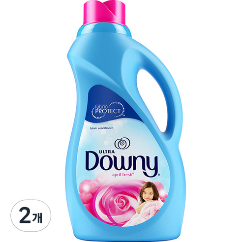 미국산 다우니 울트라 섬유유연제 에이프릴 프레쉬 본품, 1.53L, 2개