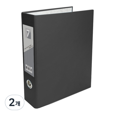 투코비 도노 D링 바인더 3공 A4 7cm, 검정, 2개