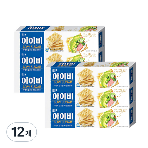 해태제과 아이비, 58g, 12개