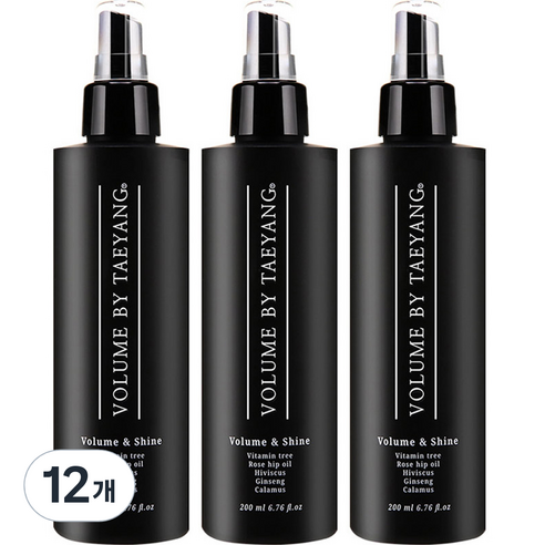 볼륨바이태양 헤어스프레이 볼륨앤샤인, 200ml, 12개