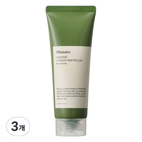 제이엠솔루션 어성초 모이스처 클렌징 젤, 3개, 150ml