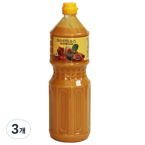 딜리셔스마켓 머스타드 소스, 3개