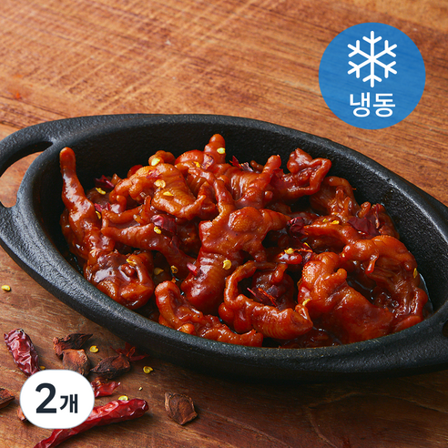 꾸버가 마라무뼈닭발 (냉동), 230g, 2개