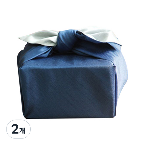 라일라라일라 단색보자기 L, 블루, 2개