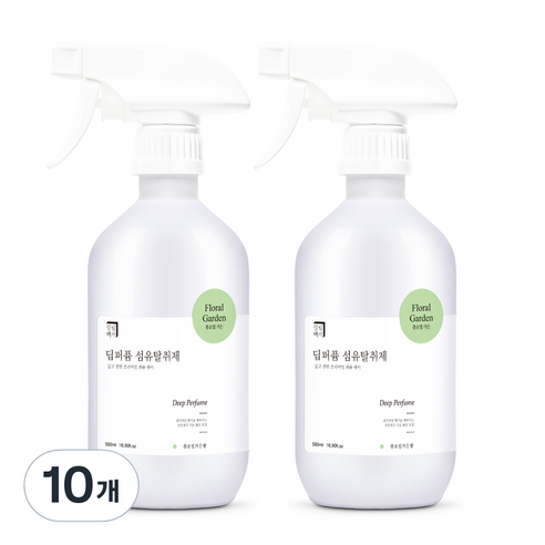 살림백서 딥퍼퓸 섬유탈취제, 500ml, 10개, 플로럴가든