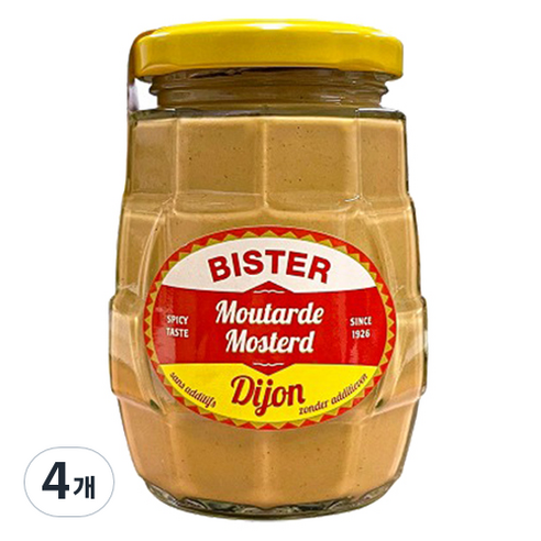 비스터 디종 머스터드, 4개, 250g