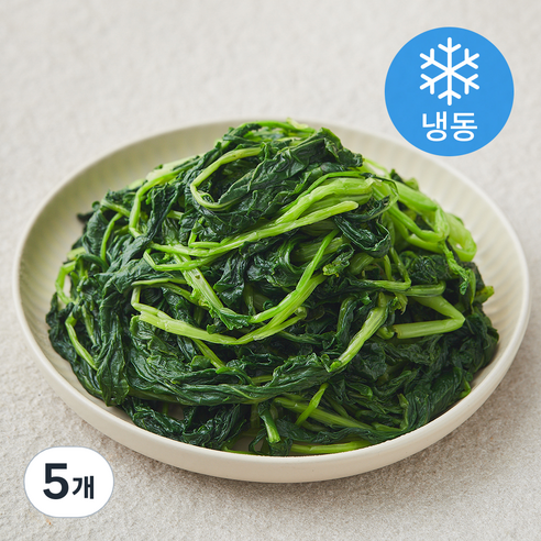 나물투데이 국내산 데친 유채 (냉동), 5개, 400g
