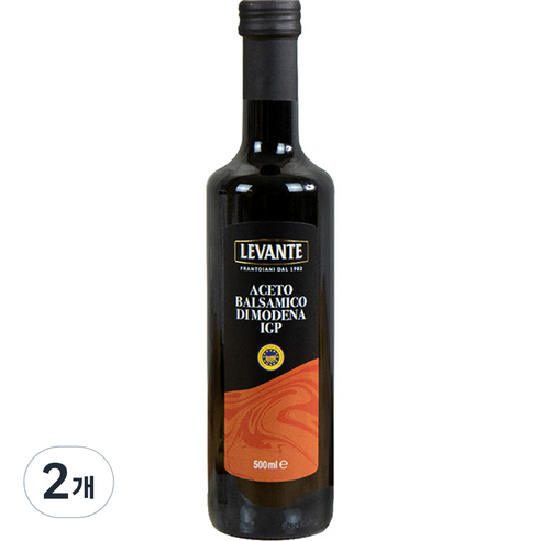 르반테 IGP 모데나 발사믹 식초, 2개, 500ml