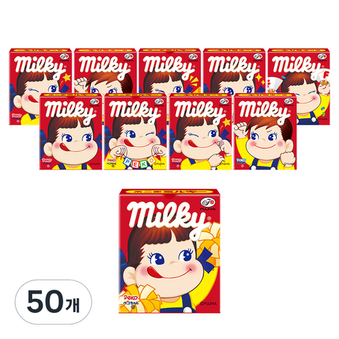 후지야 밀키 캔디, 50개, 20g