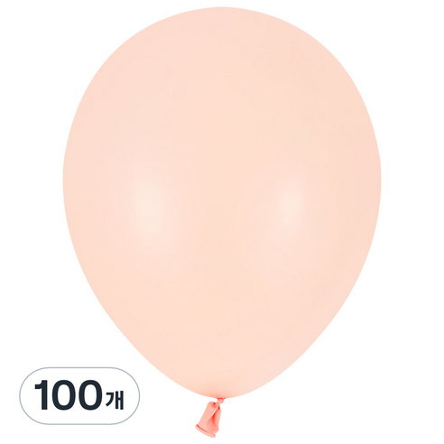 파티팡 마카롱풍선 라운드 30cm, 라이트핑크, 100개