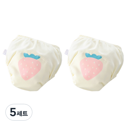 베베니즈 후르츠 유아 배변훈련팬티 2p, 스트로베리, 5세트