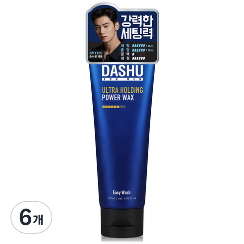 다슈 포맨 프리미엄 울트라 홀딩 파워왁스, 120ml, 6개