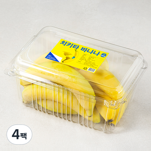 치키타 코스타리카산 바나나, 1.5kg, 4팩