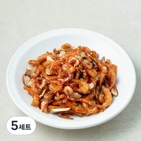 우리가족튼튼 아몬드 새우 볶음 만들기 세트 140g, 5세트
