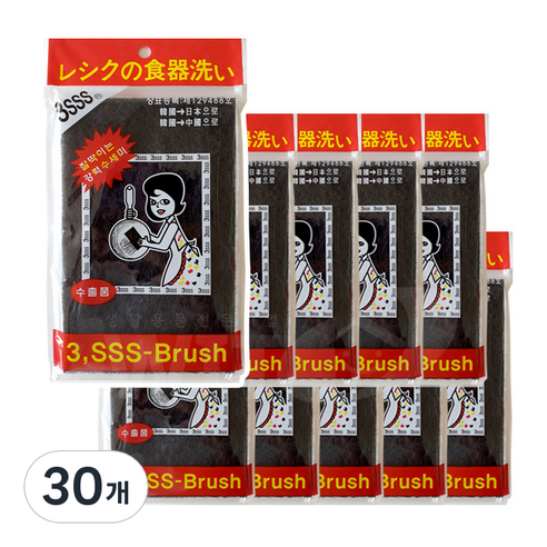 그린피아 연마수세미 3SSS, 1개입, 30개
