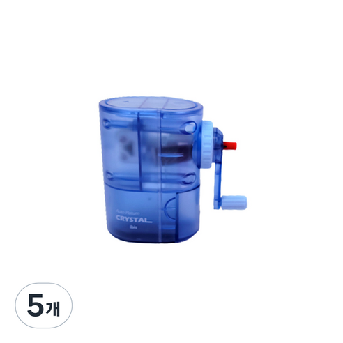 아이비스 오토리턴 크리스탈 연필깎이 (SP11565), 블루, 5개