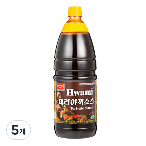 화미 데리야끼소스, 2kg, 5개
